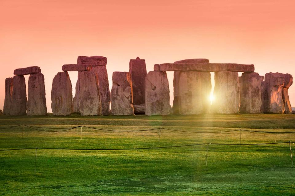 <p>nicola margaret/Getty</p> The prehistoric monument of Stonehenge in England