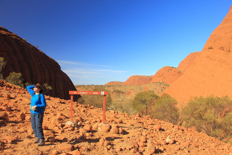 Le parc national d'Uluṟu-Kata Tjuṯa, en Australie 