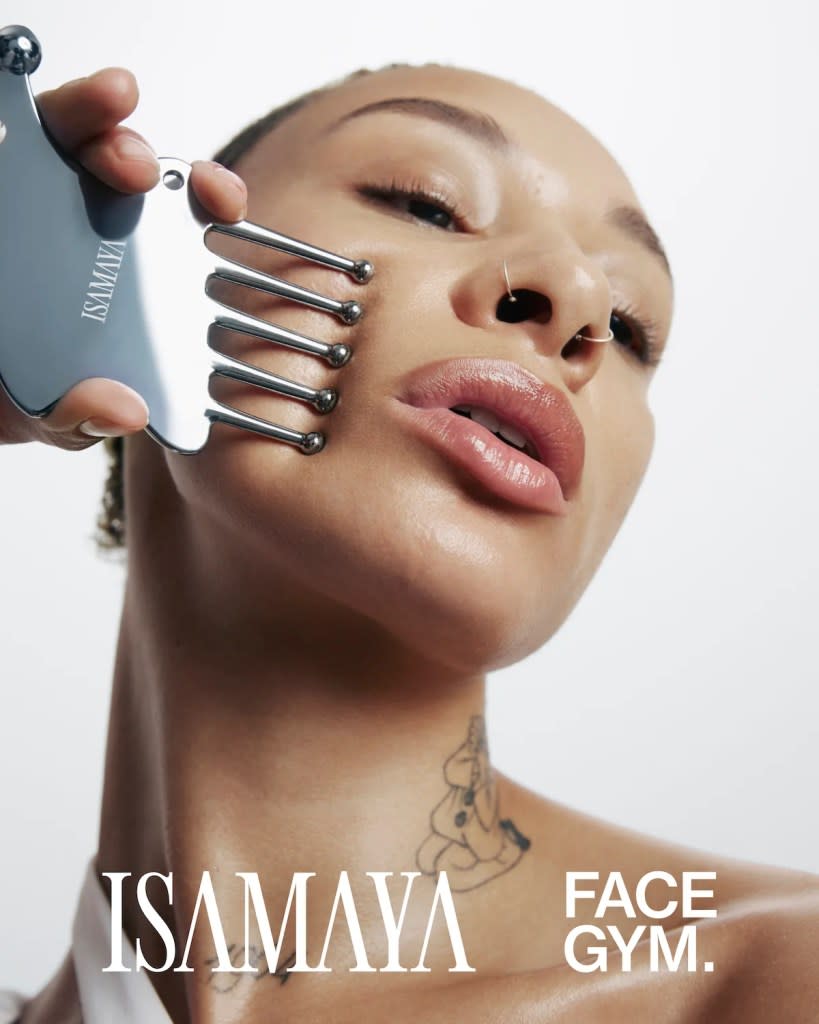 Isamaya Ffrench and FaceGym