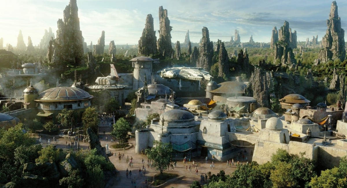 Concept art for <em>Star Wars</em>: Galaxy’s Edge at Disneyland (Credit: Disney)