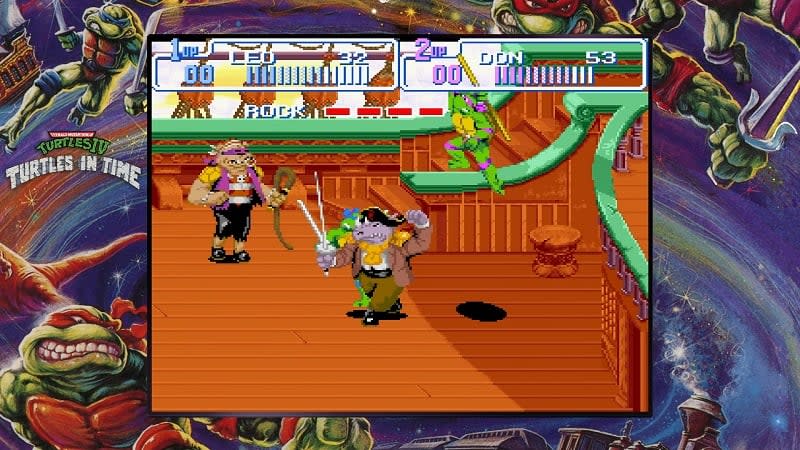 TMNT_ The Cowabunga Collection - Bebop & Rocksteady Boss Gameplay _ PS Underground 6-53 screenshot