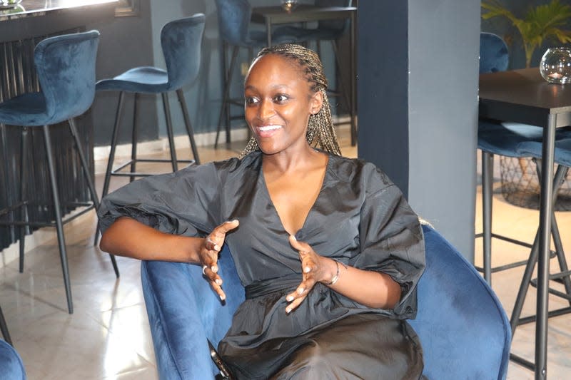 Naida Kamara, the CEO of a group of women-owned businesses including The Beauty Bar, says she’s in a more comfortable position now compared to her previous job.