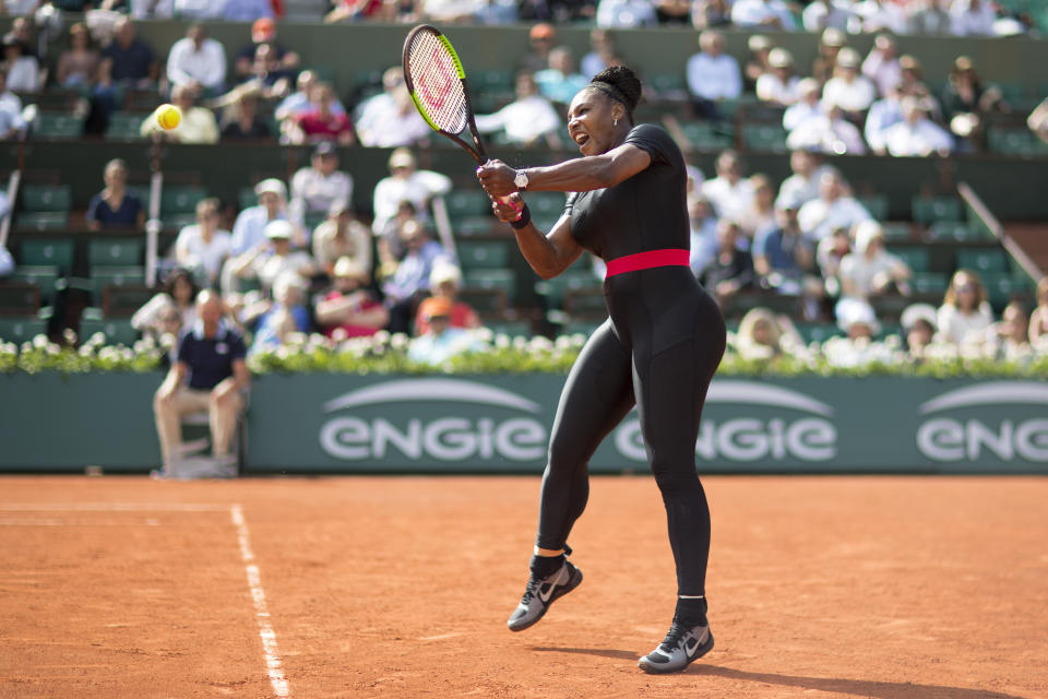 Die US-Amerikanerin zeigte sich bei den French Open direkt gut aufgelegt.