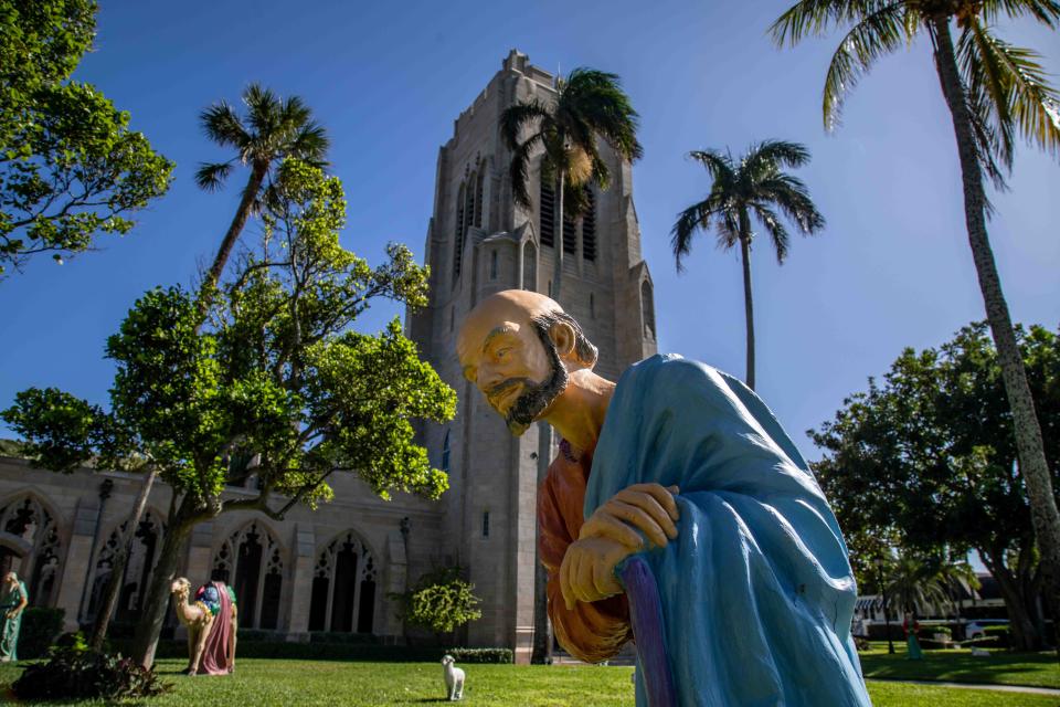 The Episcopal Church of Bethesda-by-the-Sea's 2023 nativity scene represents a town tradition made possible through donations from longtime resident Maureen Donnell. See Saturday's Daily News for more photos.