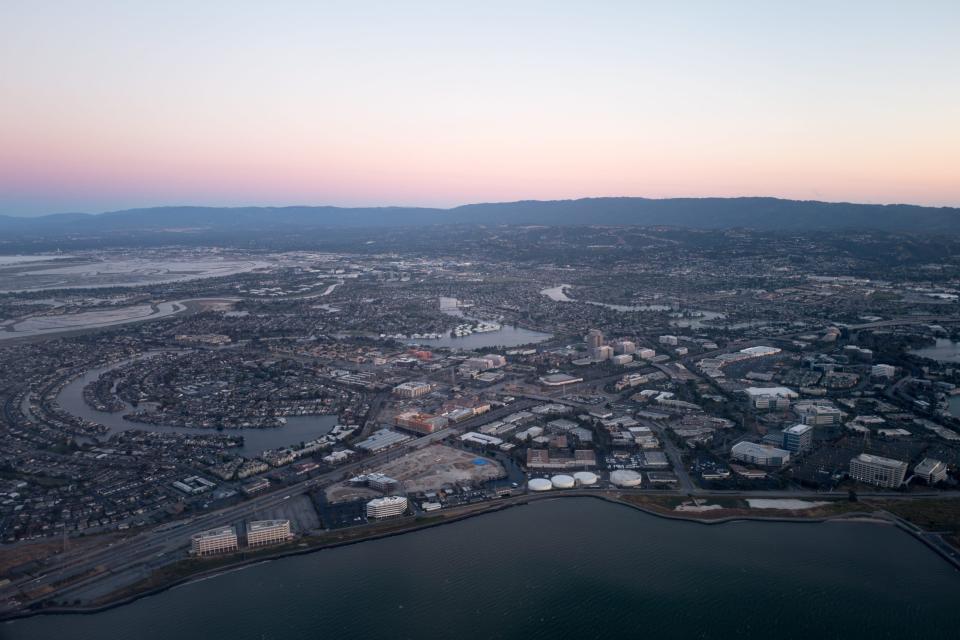 Aerial view of Silicon Valley. - Copyright: Smith Collection/Gado/Getty Images