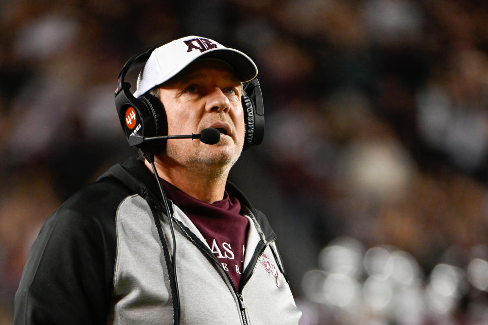 Can Texas A&M rebound in 2023 coming off a disastrous 5-7 season? (Photo by Ken Murray/Icon Sportswire via Getty Images)