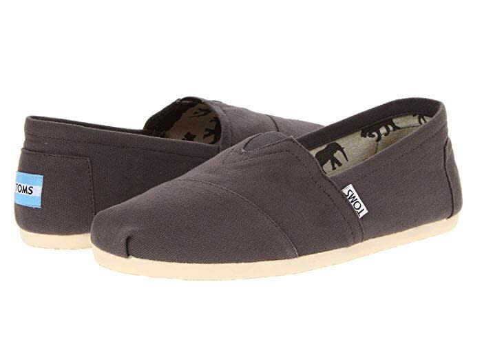 These TOMS have a canvas upper, breathable textile lining and suede leather footbed. <strong><a href="https://fave.co/2R3AlXe" target="_blank" rel="noopener noreferrer">Find them for $48 at Zappos.</a></strong>