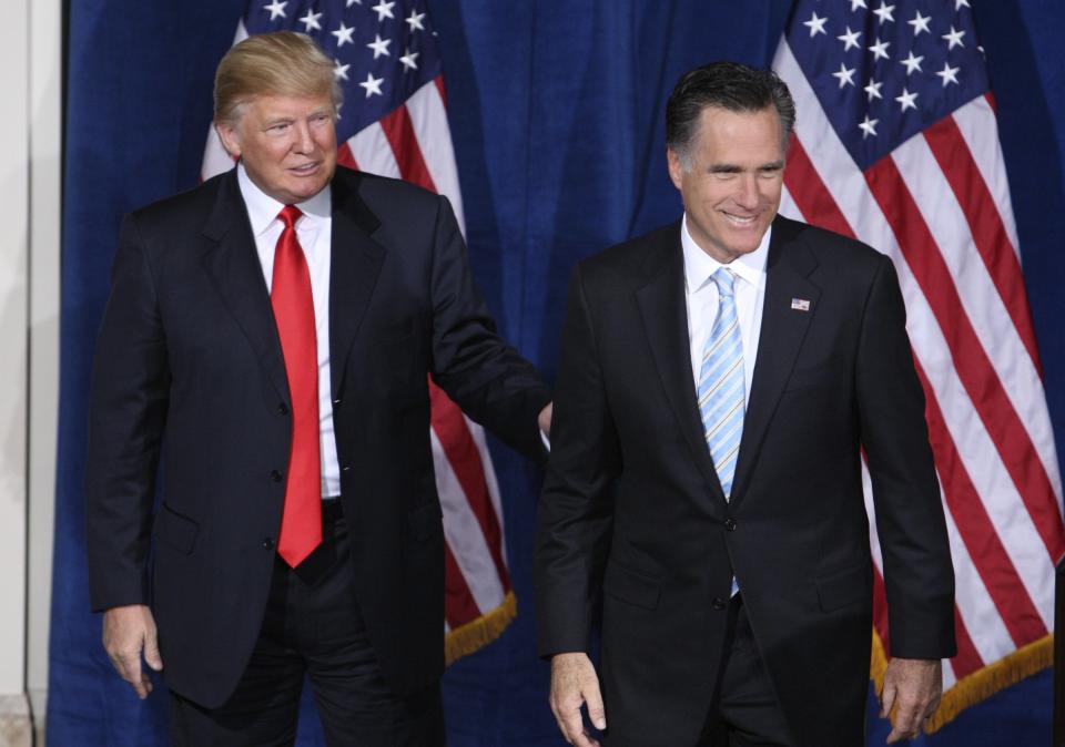 Mitt Romney Donald Trump