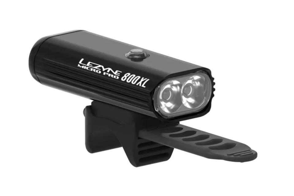 Image shows Lezyne Micro Drive Pro 800XL bike light.