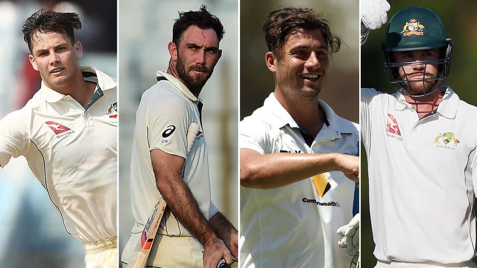 Who will it be: Cartwright, Maxwell, Stoinis or Head? Pic: Getty