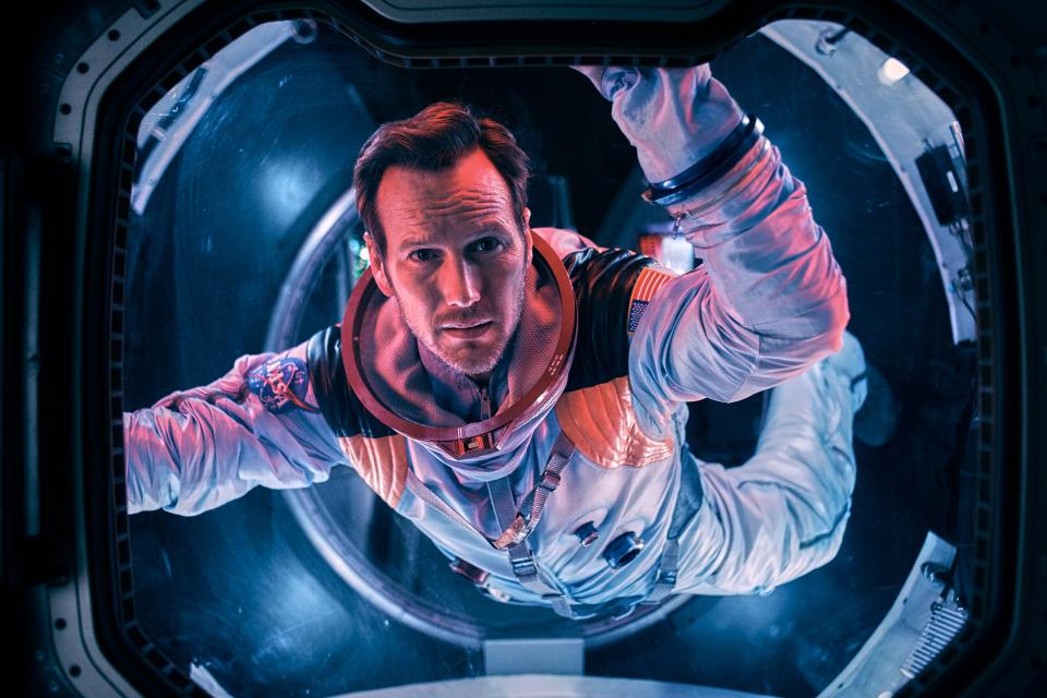 Brian (Patrick Wilson) is the first astronaut to make contact with an alien nanotechnology swarm in "Moonfall."