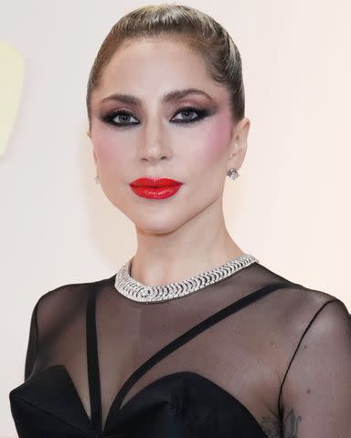 <p>Kevin Mazur/Getty</p> Lady Gaga in March 2023