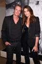 <p>The supermodel has her agent, Michael Gruber, to thank for connecting her with her husband, Rande Gerber. When Gruber was getting married, he suggested that Crawford and Gerber be each other's dates to his big day. </p><p>'We decided to meet the night before and get to know each other,' <a href="http://people.com/archive/cover-story-hello-love-vol-58-no-3/" rel="nofollow noopener" target="_blank" data-ylk="slk:Gerber told People;elm:context_link;itc:0" class="link ">Gerber told People</a>. 'I was surprised at how cool and down-to-earth she was.'</p>