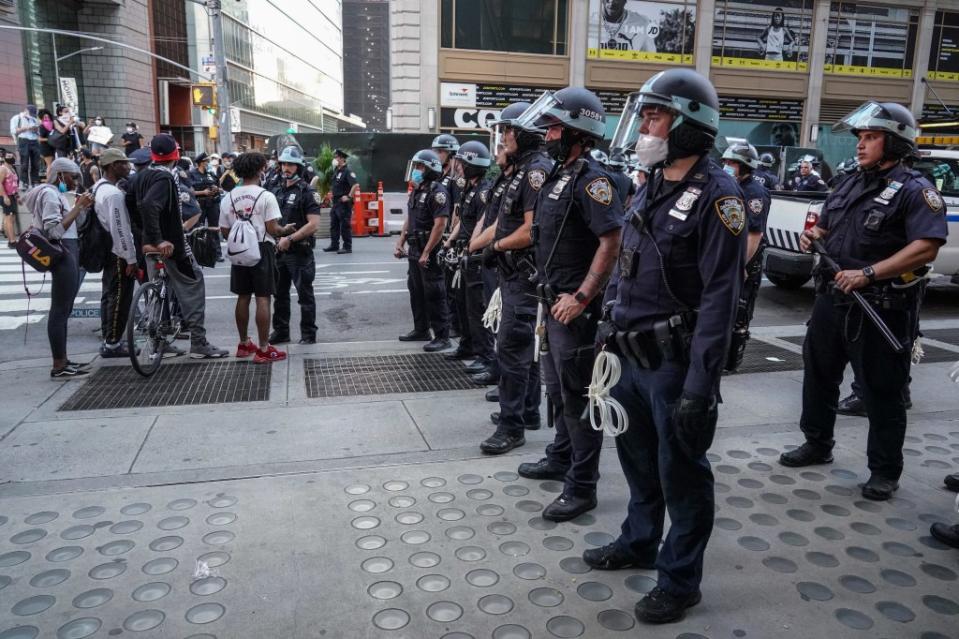 Ron Kim repeatedly expressed his wish to defund and dismantle the NYPD. Catherine Nance / SOPA Images/Sipa USA