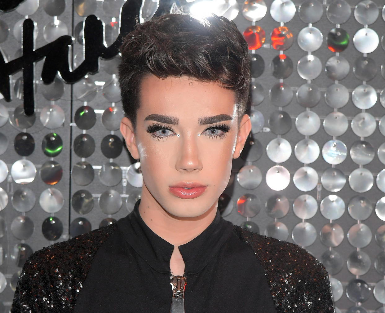 James Charles made his own versions of some of America’s favorite Christmas songs, all while creating a holiday makeup look. (Photo: Getty Images)