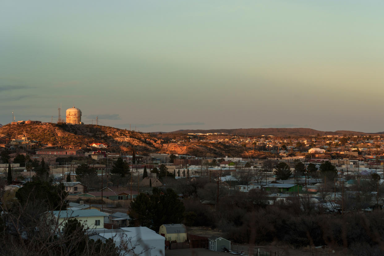 A view of Truth or Consequences, New Mexico (Paul Ratje for NBC News)