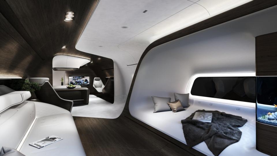 Lufthansa Mercedes Airplane Interior