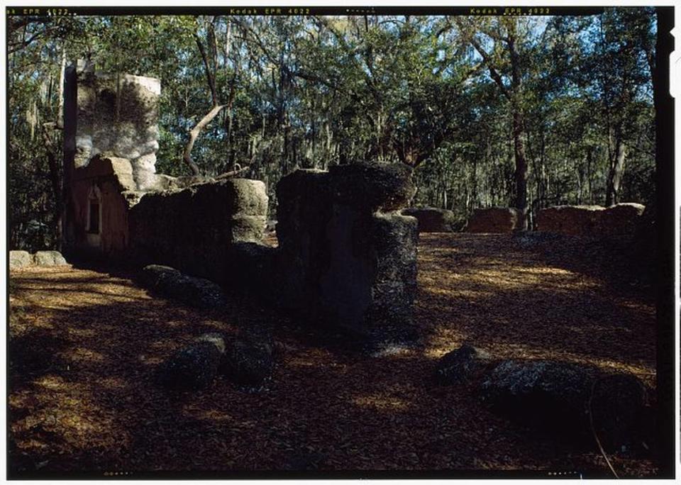 Ruins from the Stoney/ Baynard Plantation house in present day Sea Pines on Hilton Head Island. The plantation enslaved 129 people as of 1861.