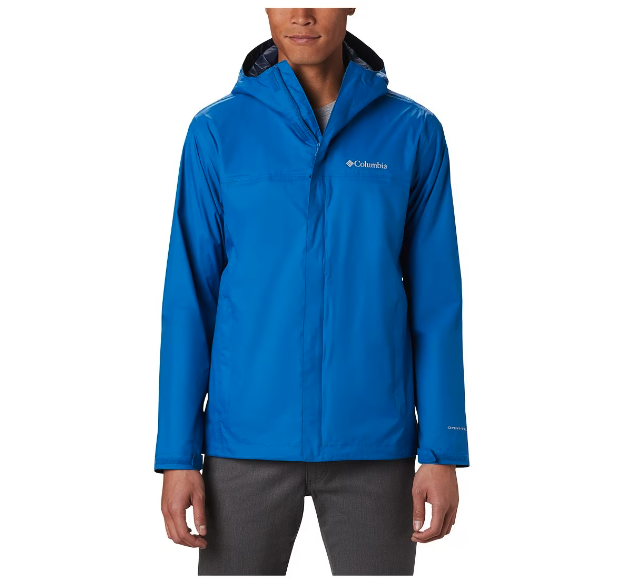 Columbia Men's Watertight II Hooded Rain Jacket. Image via Sport Chek.