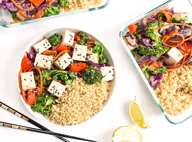 Rainbow Vegetable Quinoa Stir-Fry