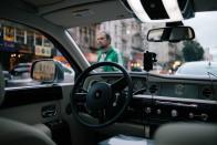 <p>With Davey in charge of the story, a feature about driving for Uber became <a href="https://www.caranddriver.com/features/a15107861/our-night-as-an-uber-driver-using-a-500000-rolls-royce-feature/" rel="nofollow noopener" target="_blank" data-ylk="slk:a piece about Ubering;elm:context_link;itc:0;sec:content-canvas" class="link ">a piece about Ubering</a> with a Rolls-Royce Phantom.</p>
