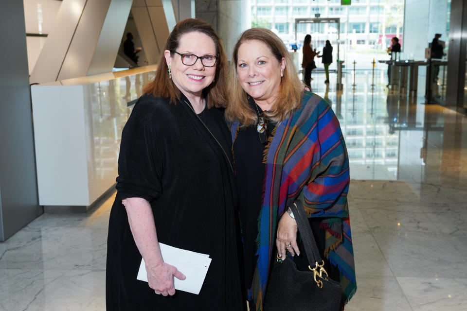 Madelyn Hammond (left) and Shelley Herman attend 