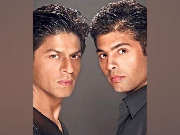 Karan Johar with SRK (Image source: Instagram)