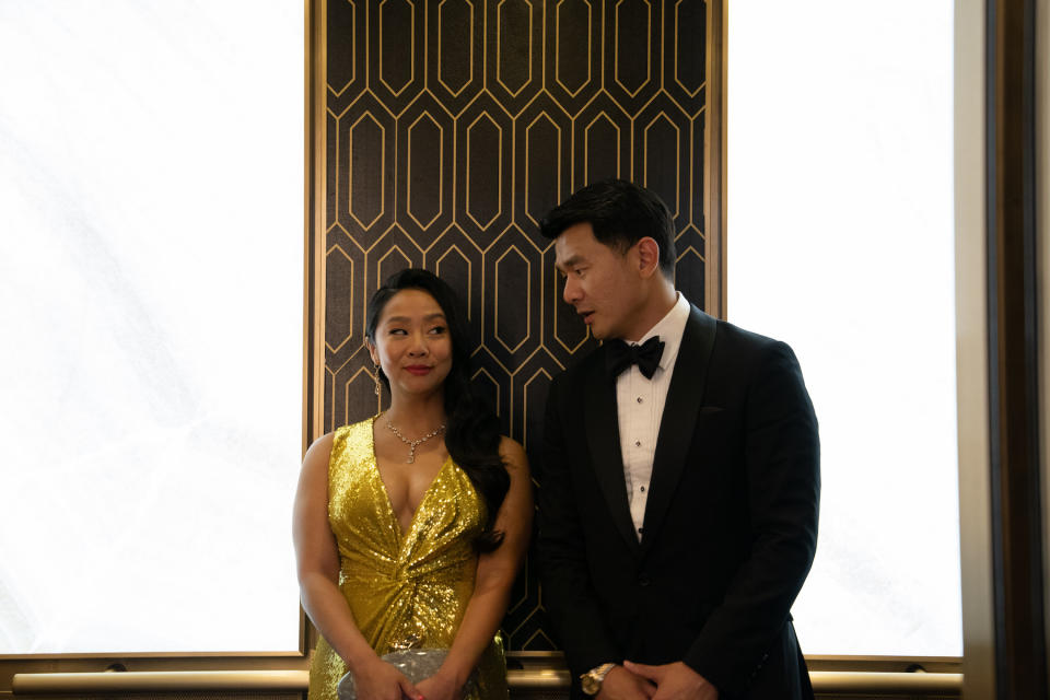 Stephanie Hsu and Ronny Chieng in 'Shortcomings,' directed by Randall Park.
