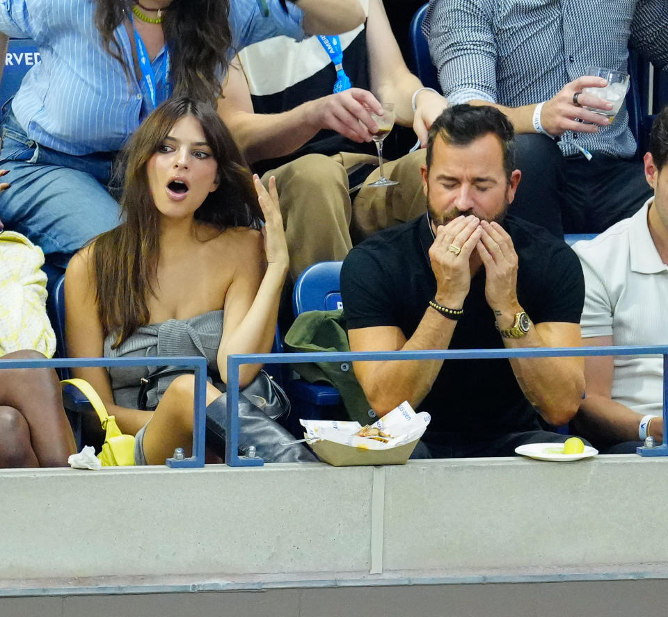 Emily Ratajkowski and Justin Theroux