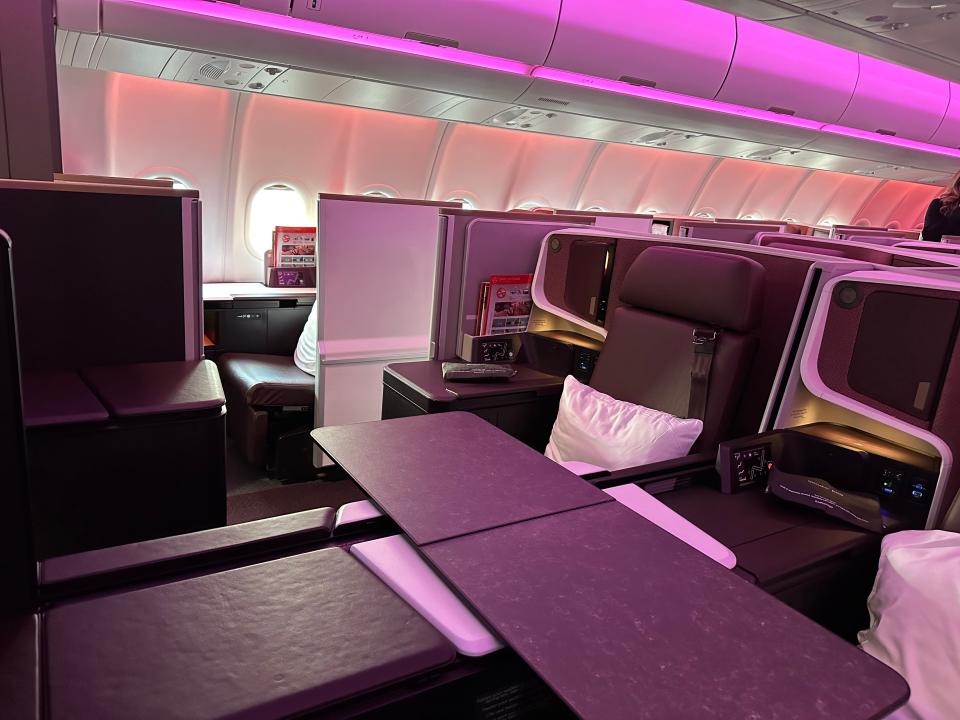 The Retreat Suite, Virgin Atlantic, Dan Koday, " I was one of the first people to see Virgin Atlantic's newest aircraft that will fly between NYC and London."