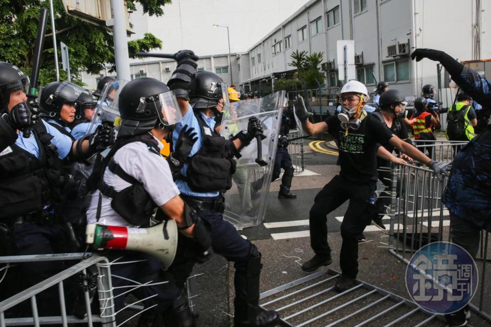 反送中運動發生以來，香港警民關係持續緊張。圖為資料照。