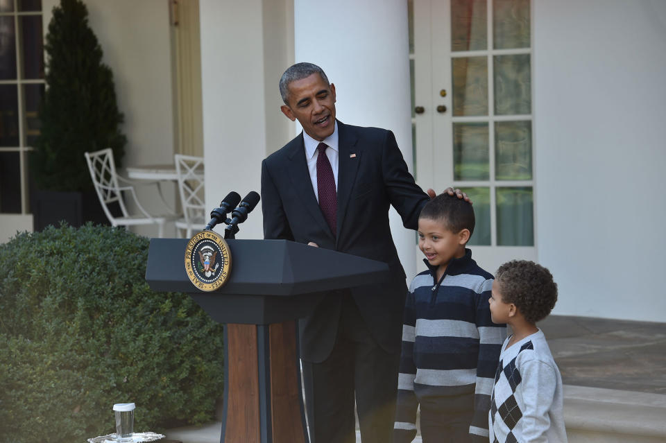 Obama pardons ‘Tot’, the National Thanksgiving turkey