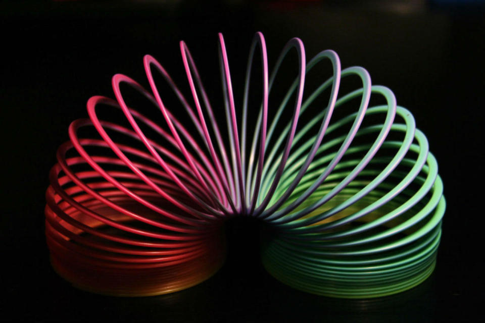 Slinky, el famoso muelle de colores creado por tres chicos de Filadelfia en los años 50, es el juguete oficial del Estado de Pensilvania. (Foto: Wikimedia Commons / Enochlau).