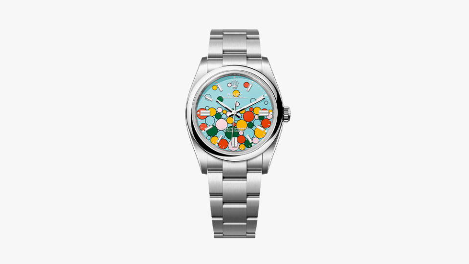 Rolex's Oyster Perpetual "Celebration" Watch on an Oyster Bracelet