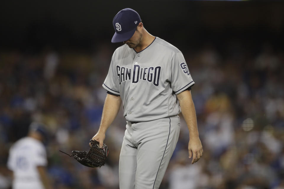 San Diego Padres starting pitcher Jacob Nix.