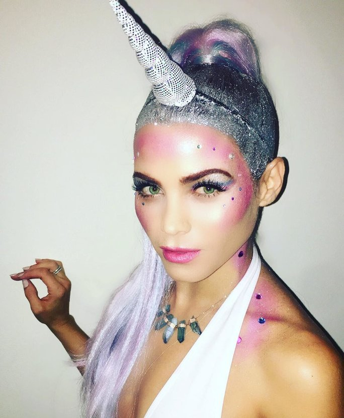 Jenna Dewan Tatum se vistió de unicornio.