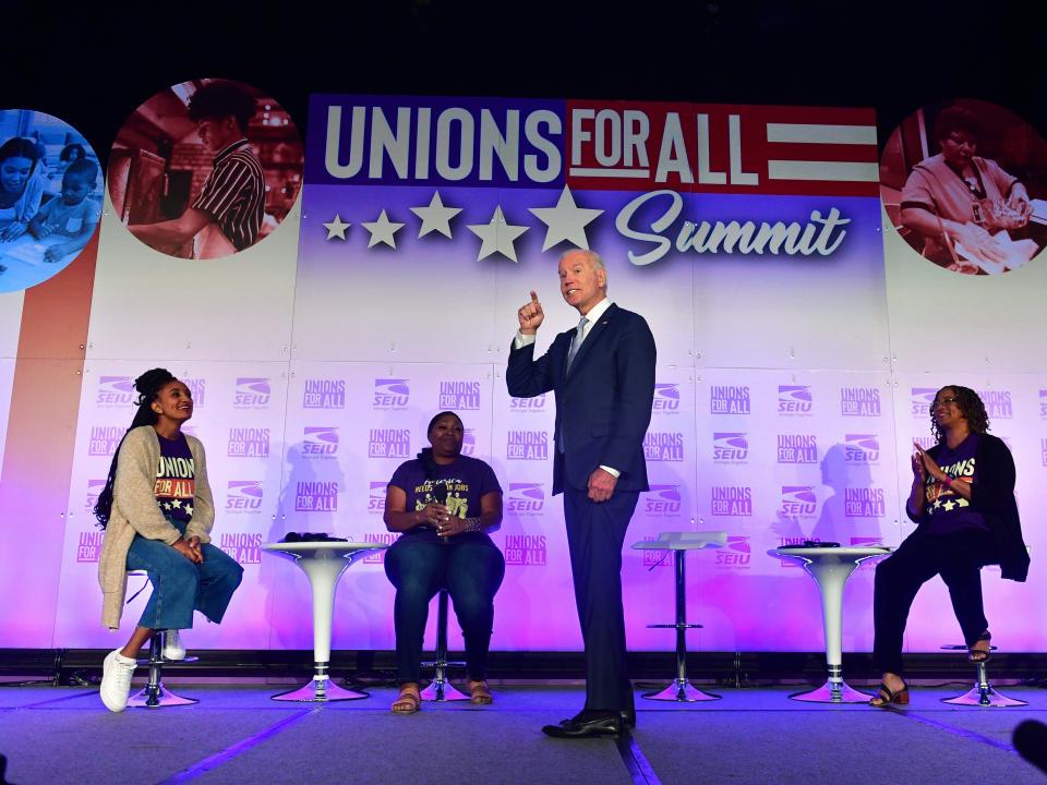 President Joe Biden unions for all summit