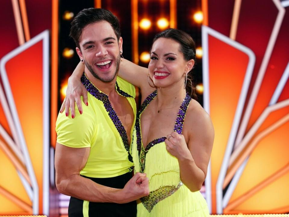 Werden sich Luca Hänni und Christina Luft den Titel "Dancing Star 2020" holen? (Bild: TVNOW / Stefan Gregorowius)