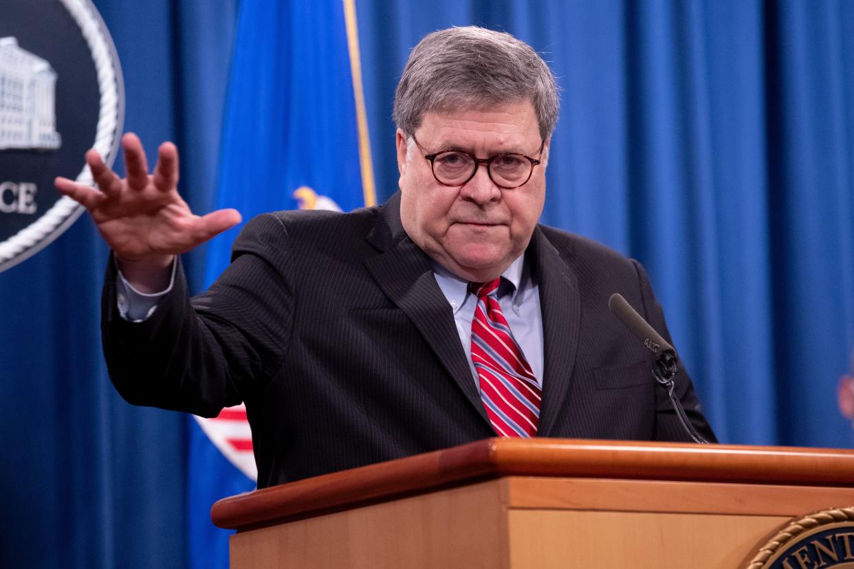 Former Attorney General William Barr