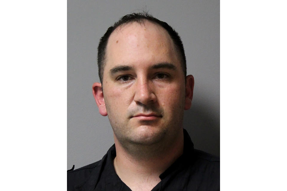 FILE - This booking photo provided by the Austin, Texas, Police Department shows U.S. Army Sgt. Daniel Perry. A Texas judge on Wednesday, May 3, 2023, denied a request for a new trial for the U.S. Army sergeant convicted of killing an armed protester during a Black Lives Matter march, and sent sentencing in the case for Tuesday, May 9. (Austin Police Department via AP, File)