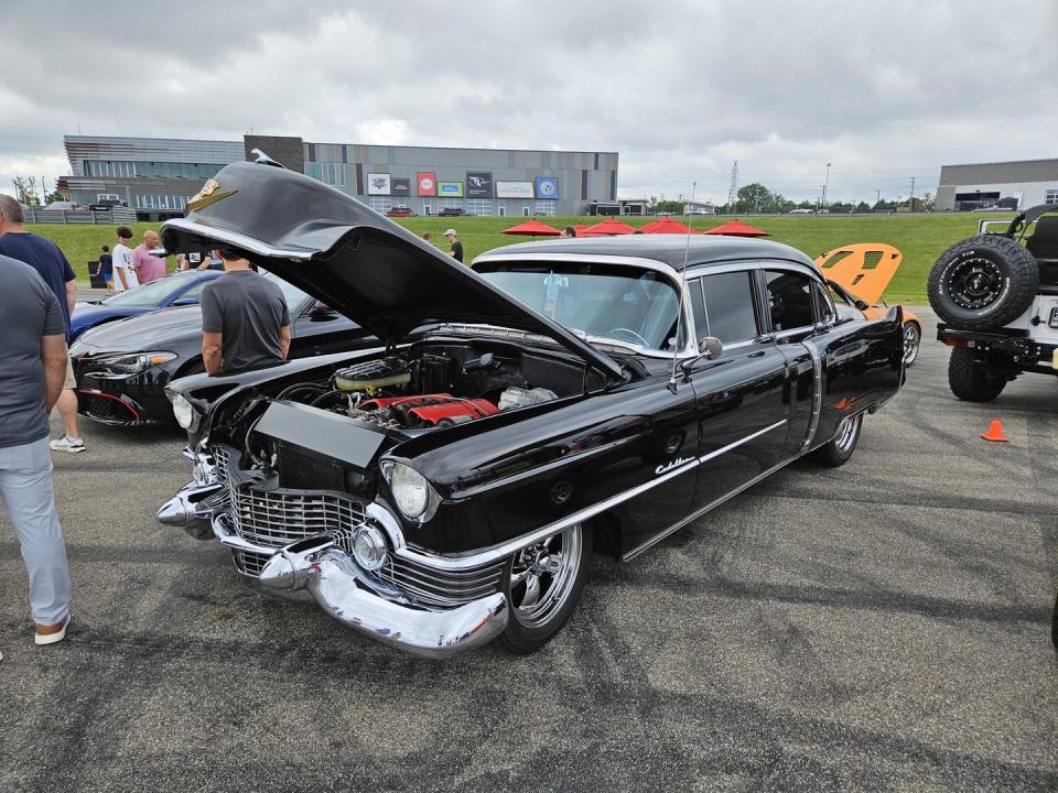 1954 cadillac series 62 at m1 concourse vintage cars and coffee 2024