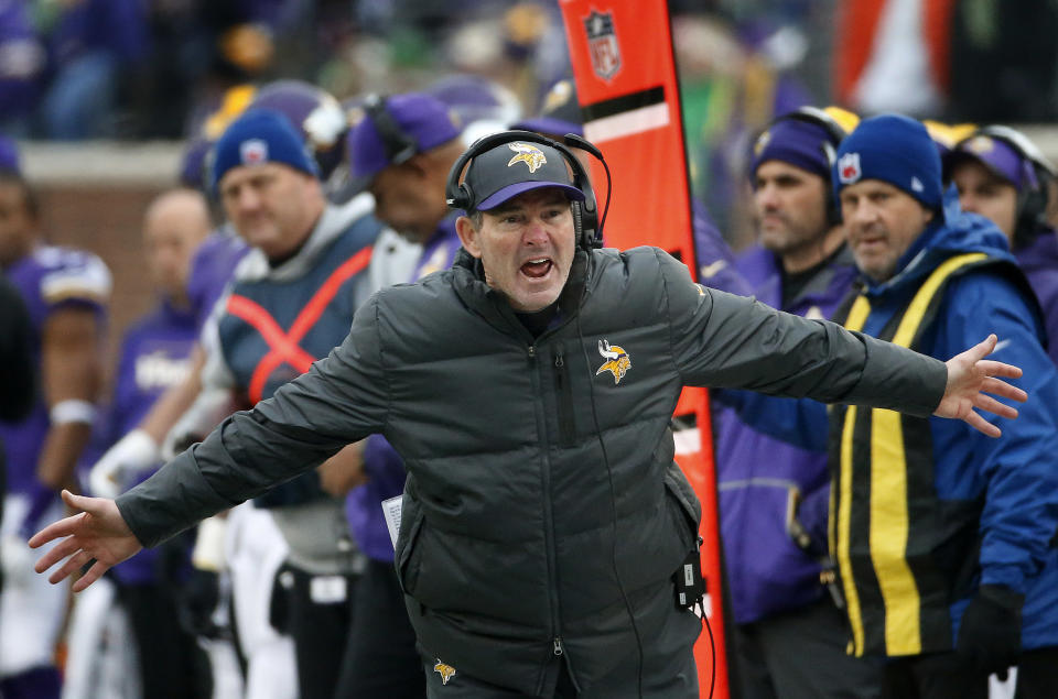 It’s not often that an official will agree with a team that he threw an unnecessary flag, but that the Vikings’ experience Sunday. (AP Photo)