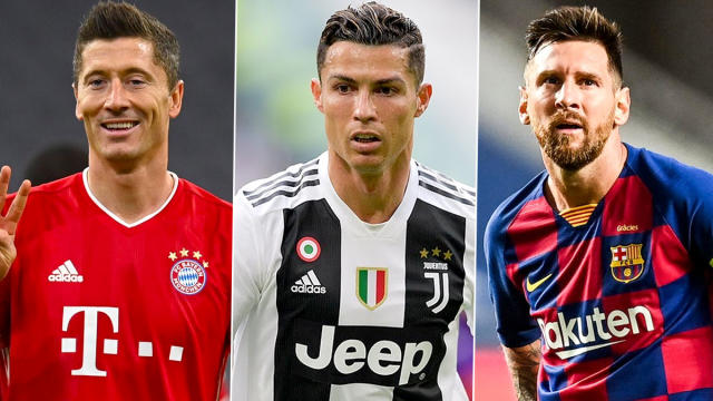 Lionel Messi, Cristiano Ronaldo, Neymar David Beckham, Ronaldinho