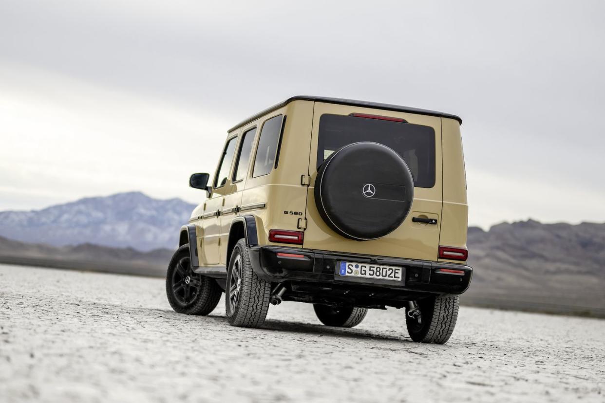 mercedes benz g 580 with eq technology press images