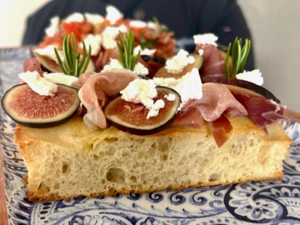 Antonio Maragliotti, who learned to cook in Italy and brought his skills to the Central Coast eight years ago, has opened La Teglia, a new business specializing in producing authentic Italian focaccia. Courtesy of Antonio Maragliotti