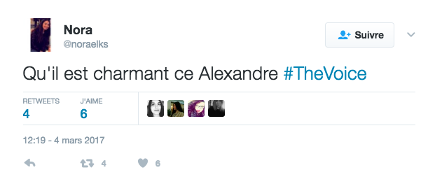 Twitter fond pour Alexandre