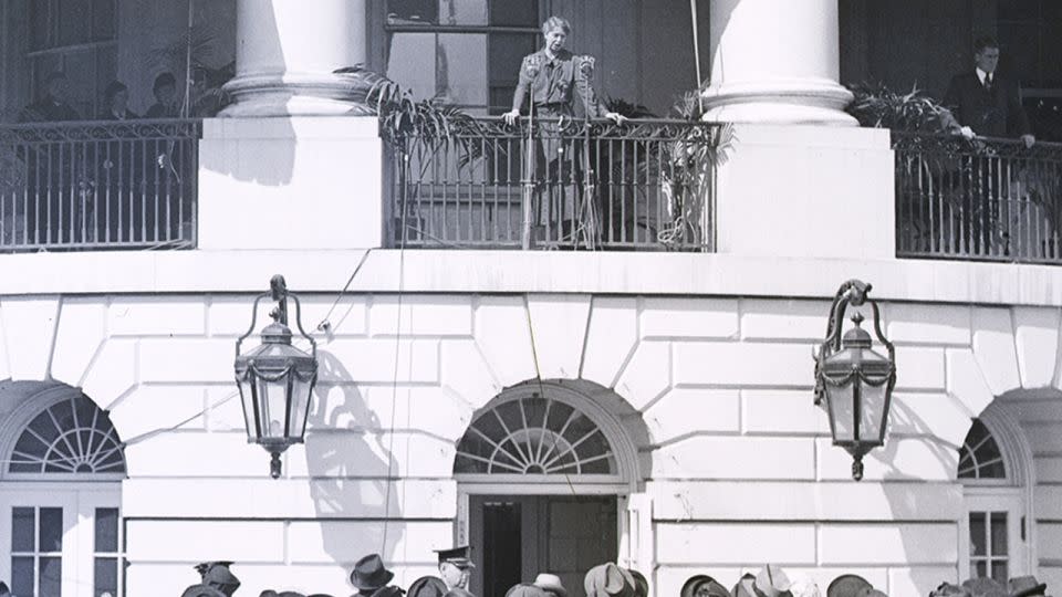 First lady Eleanor Roosevelt hosted more than 50,000 children at the White House in 1937. - Bettmann Archive/Getty Images
