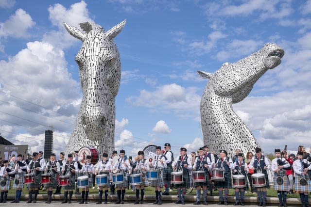 Kelpies sculpture 10th anniversary