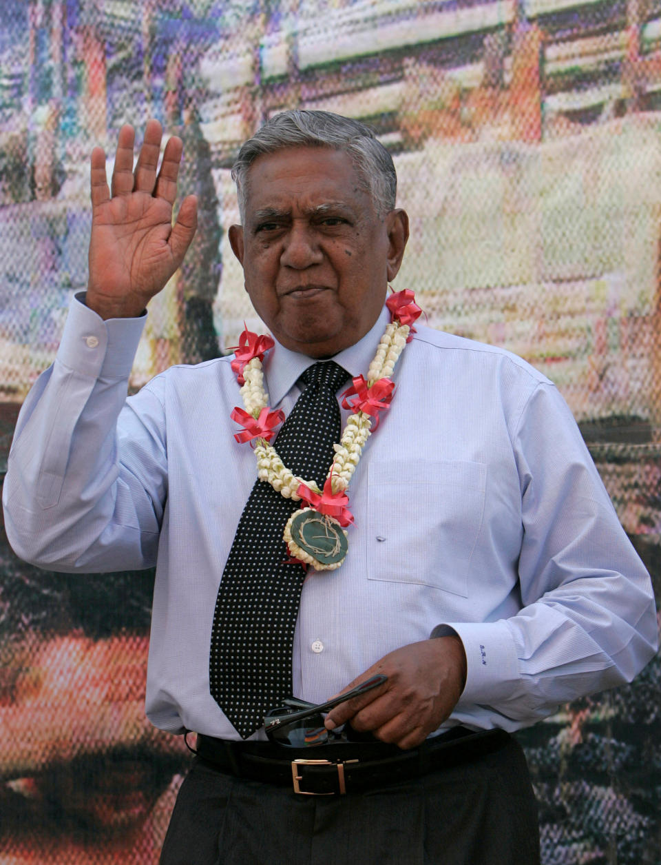 Former President S. R. Nathan file photo (Reuters).