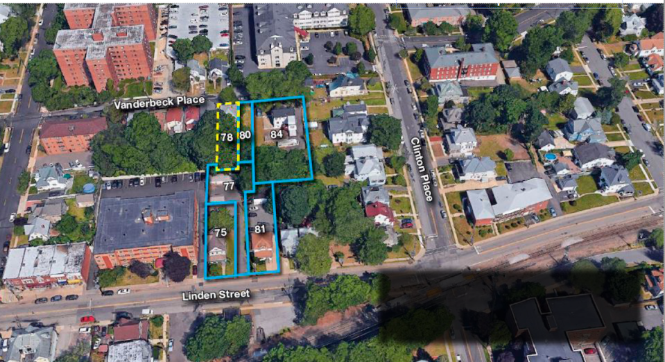 Five properties near the Anderson Steet train station have been sold to a developer.